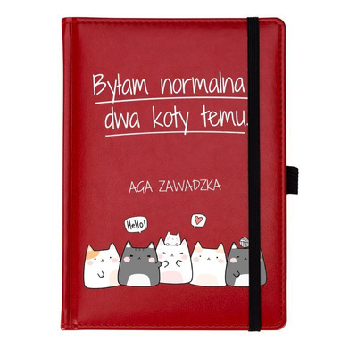 Na zakończenie roku: czerwony notes Nebraska z nadrukiem UV