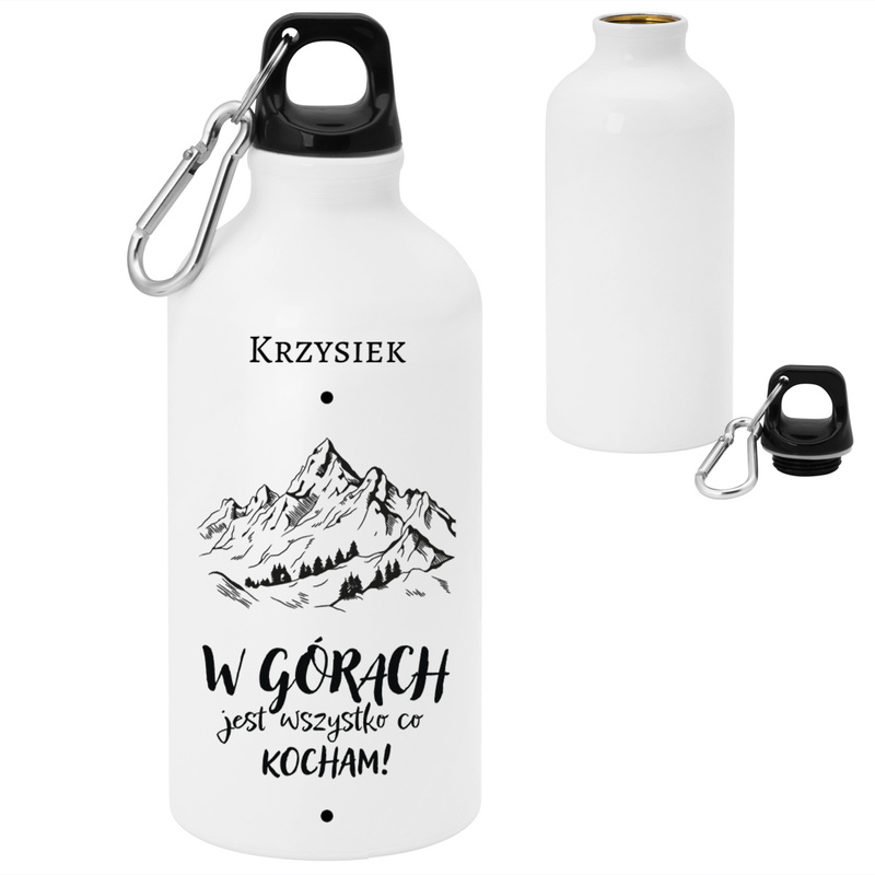 Butelka sportowa 500 ml z nadrukiem UV – stylowy i funkcjonalny prezent