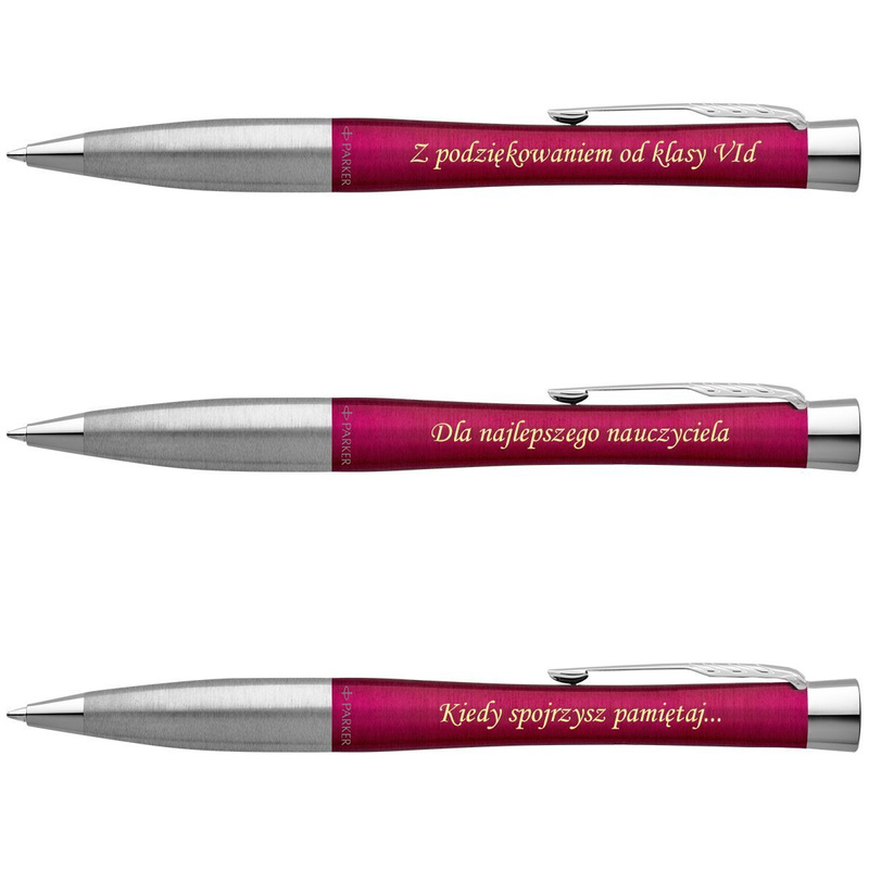 Długopis Parker Urban Twist magenta z grawerem i dedykacją
